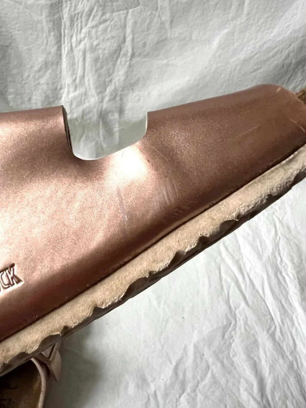 Birkenstock sandals Arizona rose gold EU 31 kids size 13 birko flor slides pink
